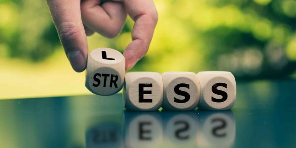 less-stress. Weniger Stress. Wieviel Stress hast Du in Deinem Leben?