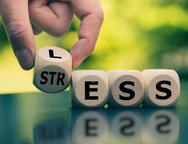less-stress. Weniger Stress. Wieviel Stress hast Du in Deinem Leben?