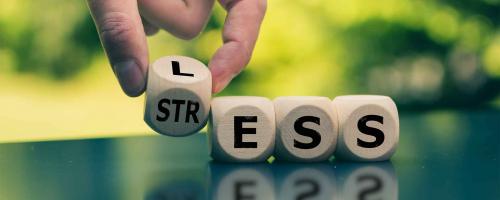 less-stress. Weniger Stress. Wieviel Stress hast Du in Deinem Leben?